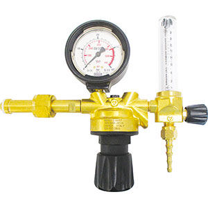 3140GLP - ARGON-CARBON DIOXIDE REDUCERS WITH FLOW METER - Prod. SCU